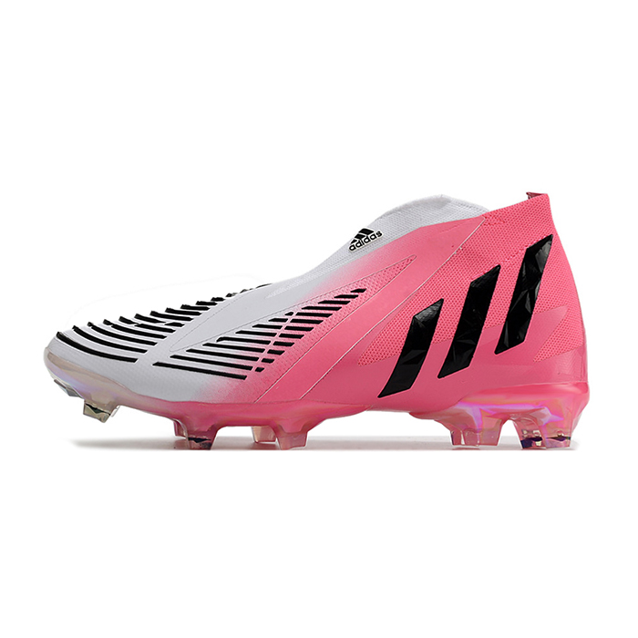 Predator Edge Geometric.1 FG High Soccer Shoes-White/Pink-5280937