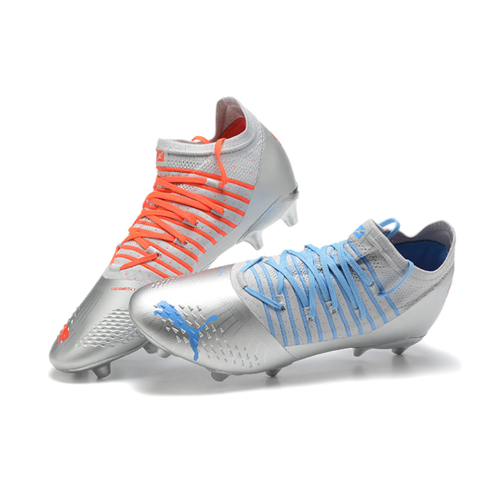 Neymar Future Z 1.3 Teazer FG Soccer Shoes-Silver/Blue-5369189