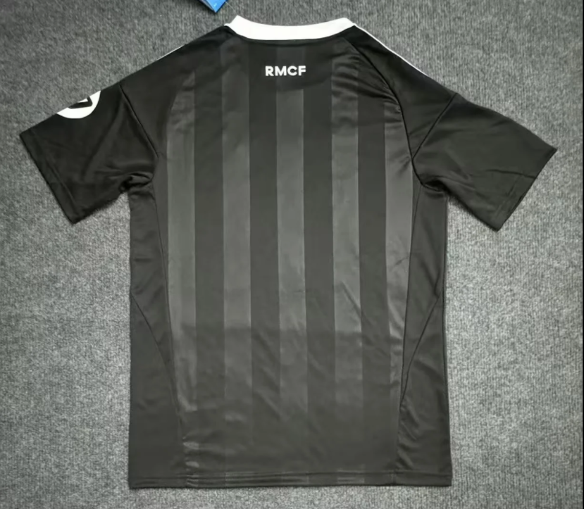 25-26 RMA Black GoalKeeper Fans Soccer Jersey