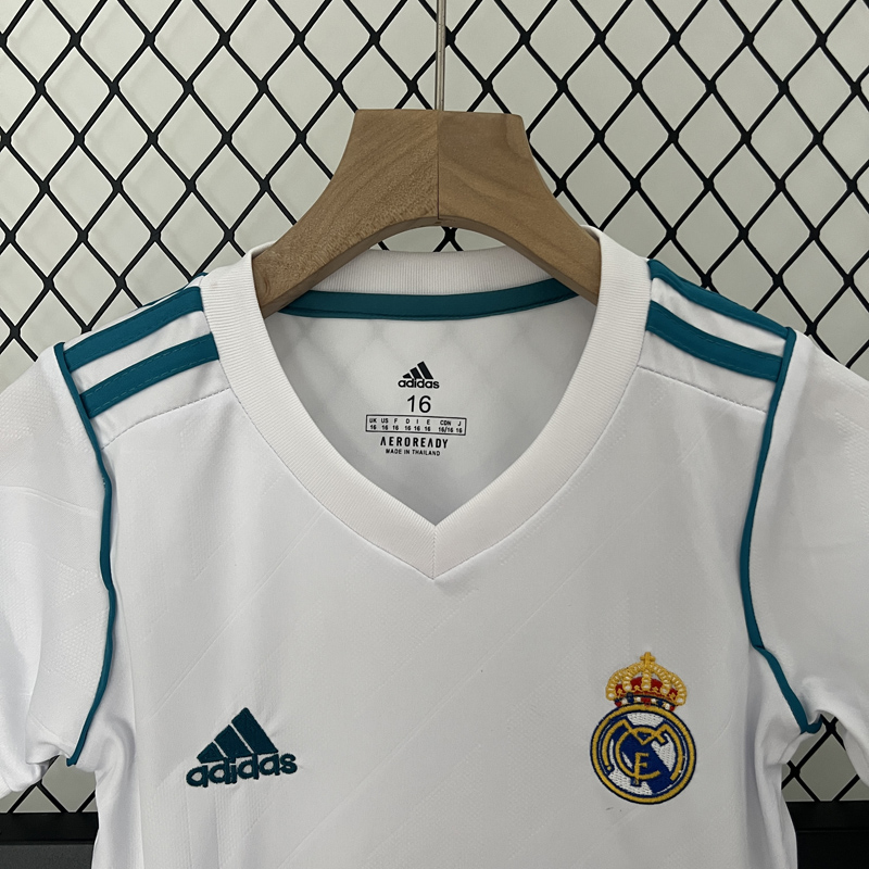 2017-2018 RMA Home Kids Retro Soccer Jersey