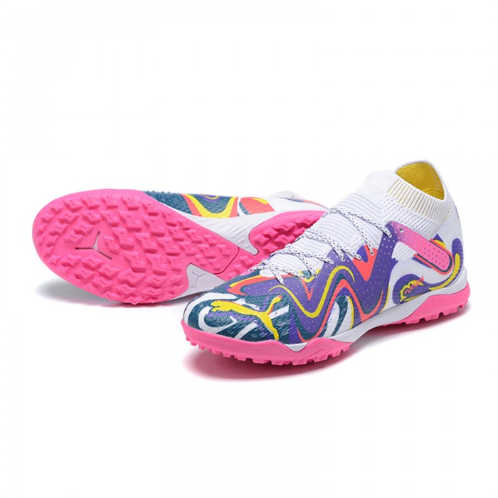 Ultra Ultimate TF Soccer Shoes-White/Purple-9081519
