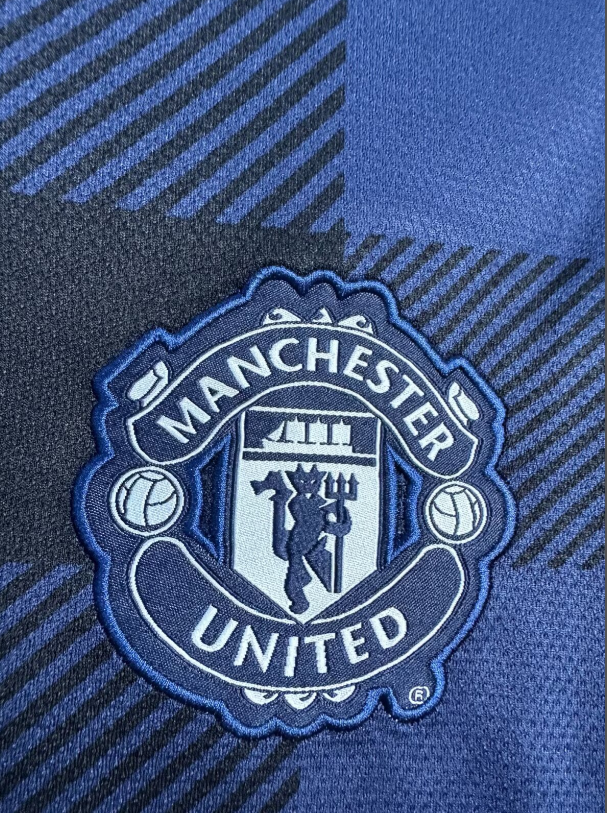 2013-2014 Man Utd Away Long Sleeve Retro Soccer Jersey (长袖)