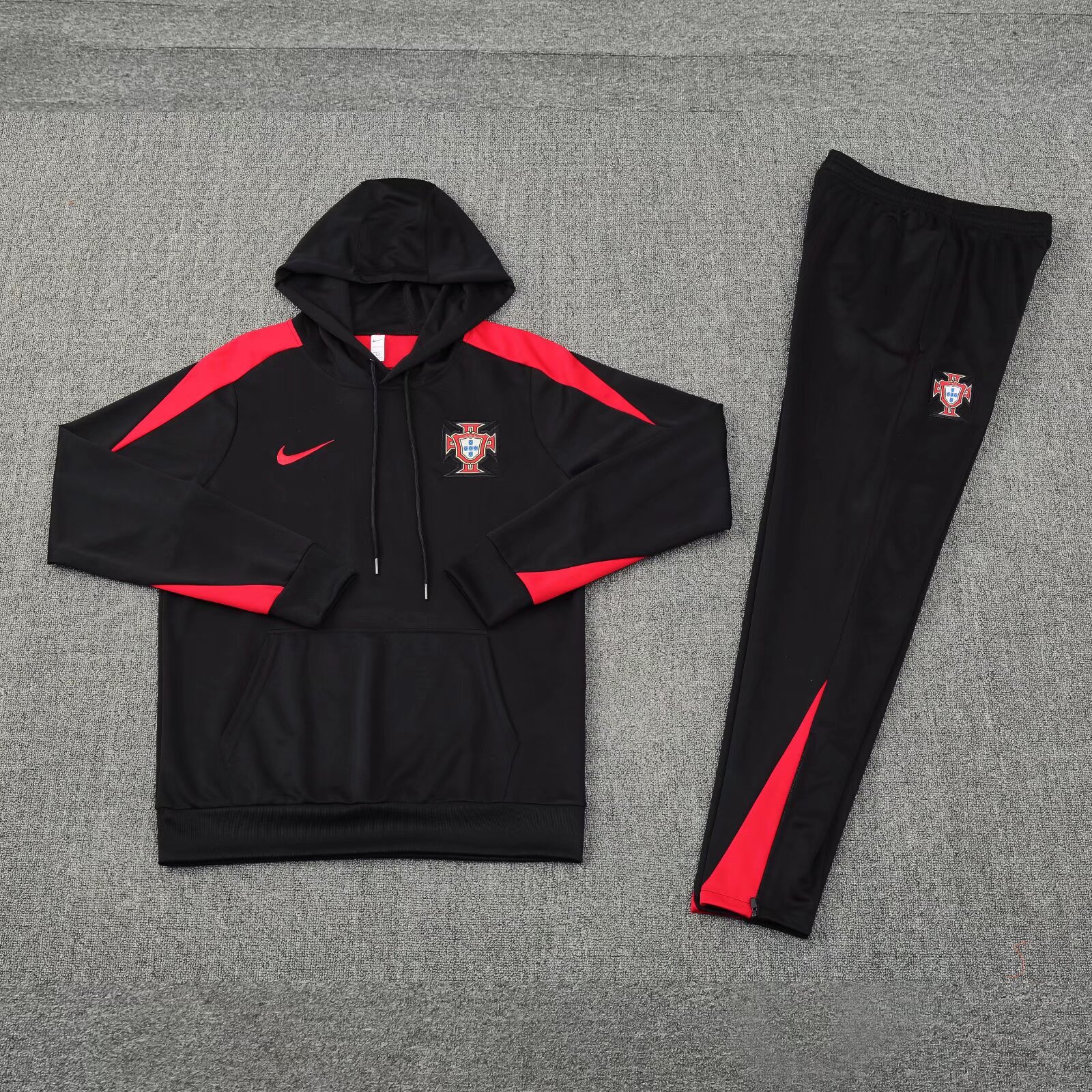 24-25 Portugal Black hat Tracksuit