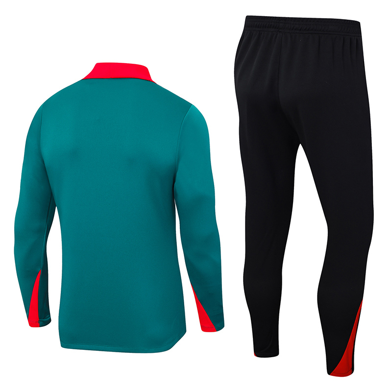 24-25 LIV Green Half Pull Tracksuit (半拉链)
