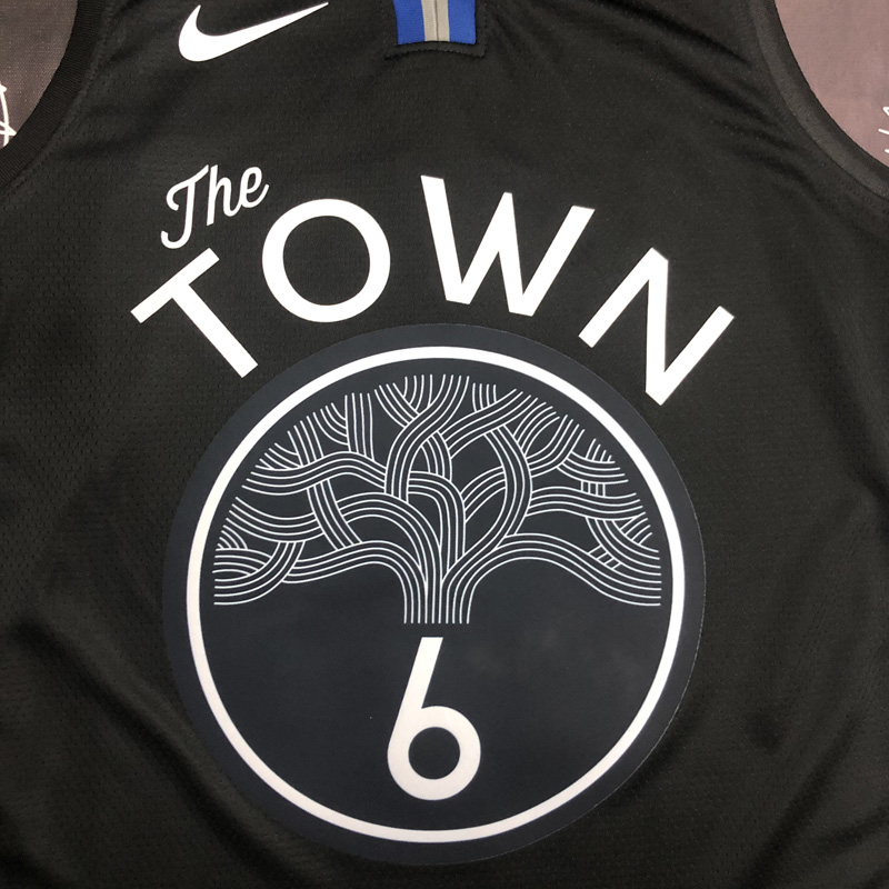 2020 Warriors YOUNG #6 Black Grey Top Quality H...