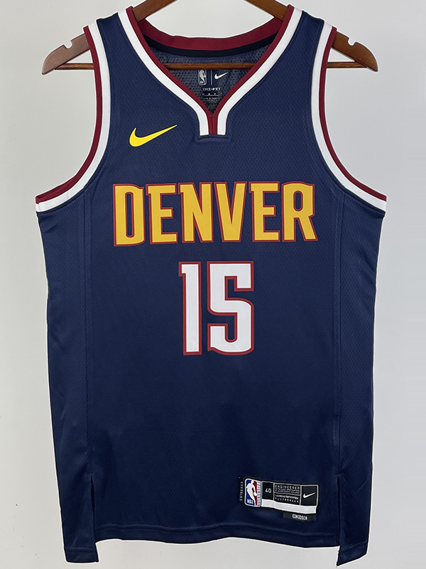 22-23 Nuggets JOKIC #15 Royal Blue Top Quality ...