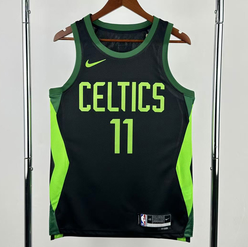 24-25 CELTICS IRVING #11 Black City Edition Top Quality Hot Pressing NBA Jersey