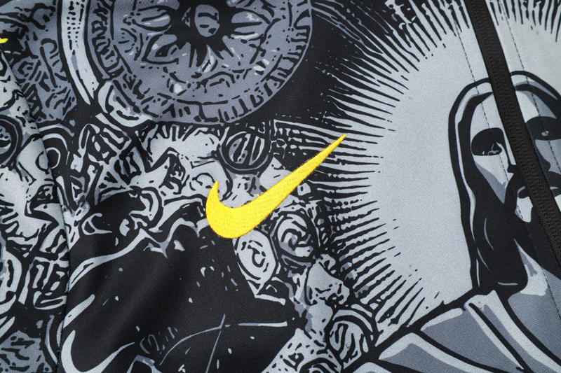 24-25 Brazil Black Jacket Tracksuit #A808(喷墨)