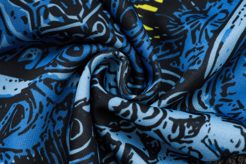 24-25 Brazil Gray Blue Jacket Tracksuit #A814(喷墨)