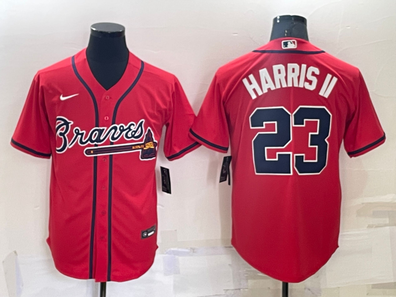 2022 Men's Atlanta Braves 23 red MLB Jersey