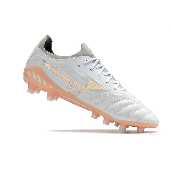 MORELIA NEO III FG Soccer Shoes-White/Brown-381937