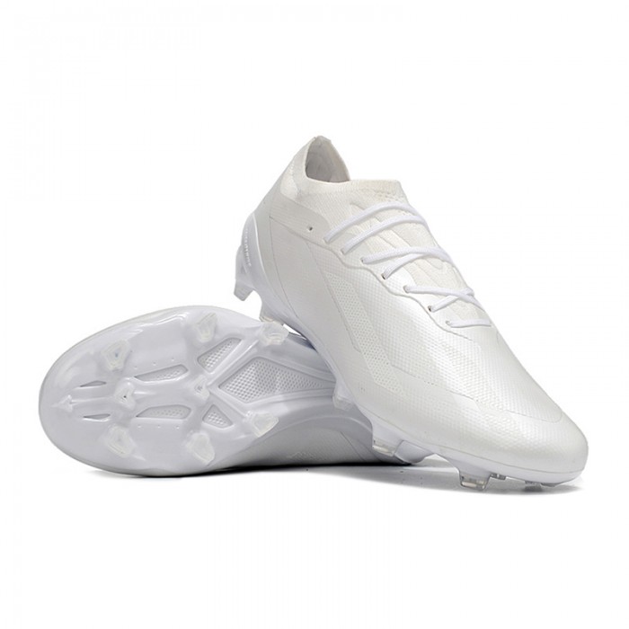 X 23 .1 FG Soccer Shoes-All White-4502664