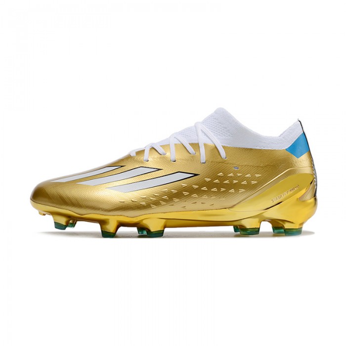 X Speedportal .1 2022 World Cup Boots FG Soccer Shoes-Gold/White-3301291