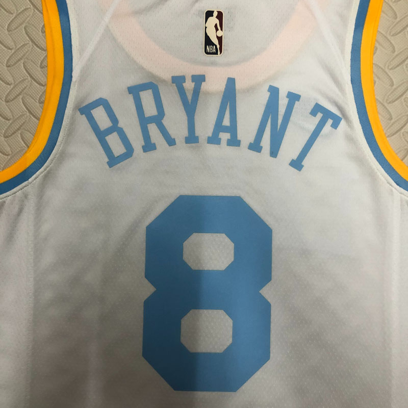 22-23 LAKERS BRYANT #8 White Top Quality Hot Pr...