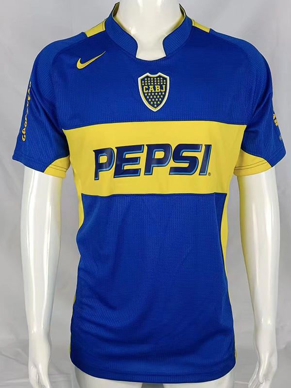 2004-2005 Boca Juniors Home Retro Soccer Jersey