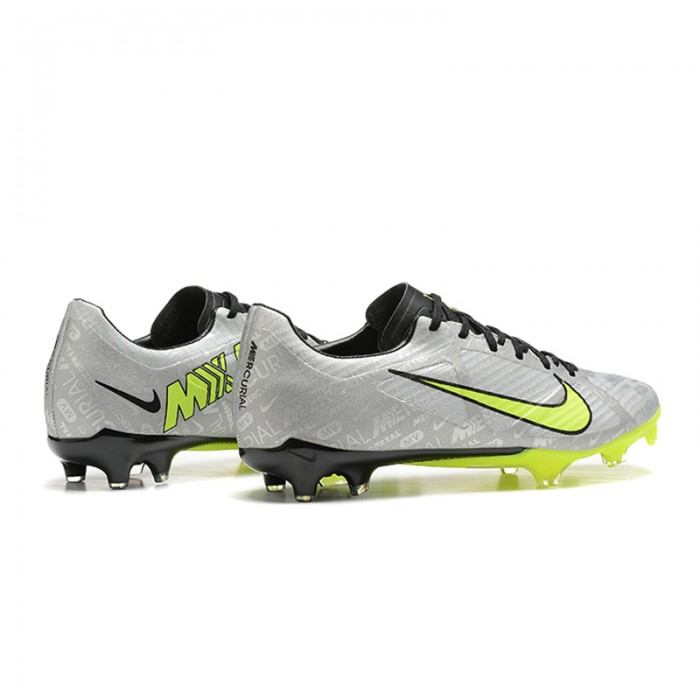 Mercurial Vapor XV FG Soccer Shoes-Grey/Green-5462253