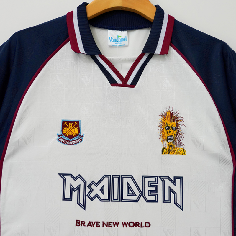 1999 West Ham Away Retro Soccer Jersey