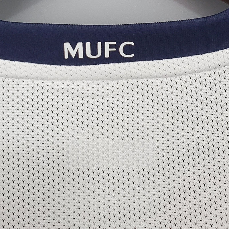 2008-2009 Man Utd Away White Retro Soccer Jersey