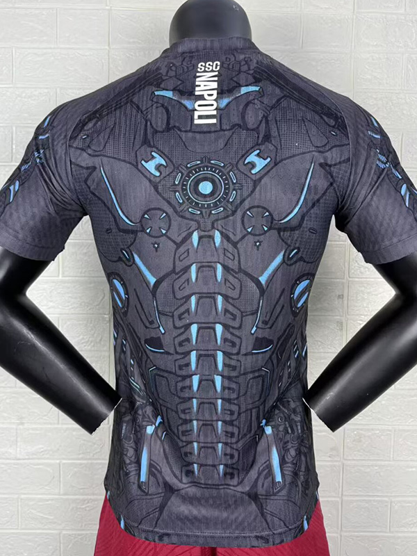 25-26 Napoli Black Grey Player Version Training shirts