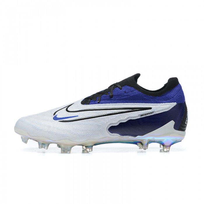 Phantom GX Elite FG High Soccer Shoes-White/Blue-1645808