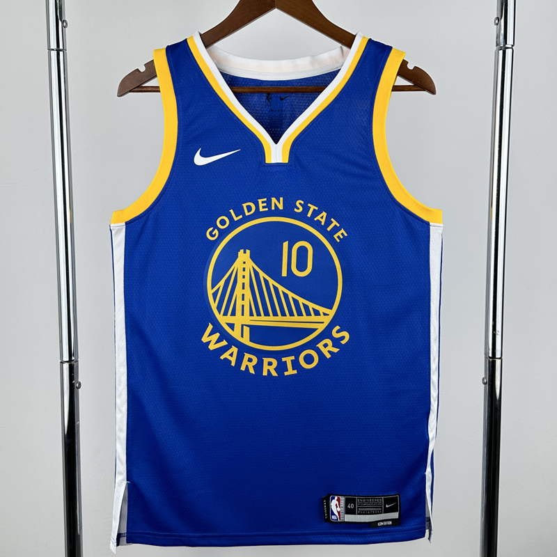 22-23 WARRIORS BUTLERIII #10 Blue Top Quality Hot Pressing NBA Jersey (V领)