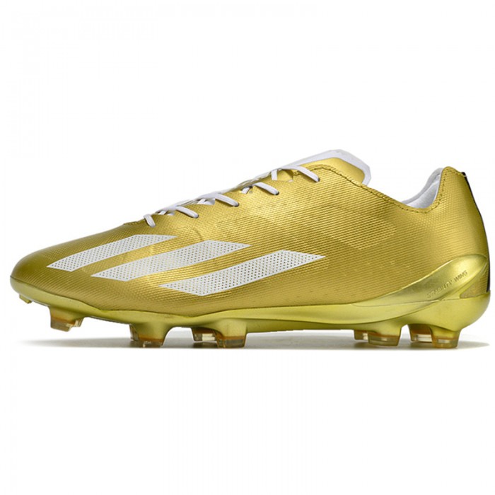 X Crazyfast+ FG Soccer Shoes-Gold/White-6539783