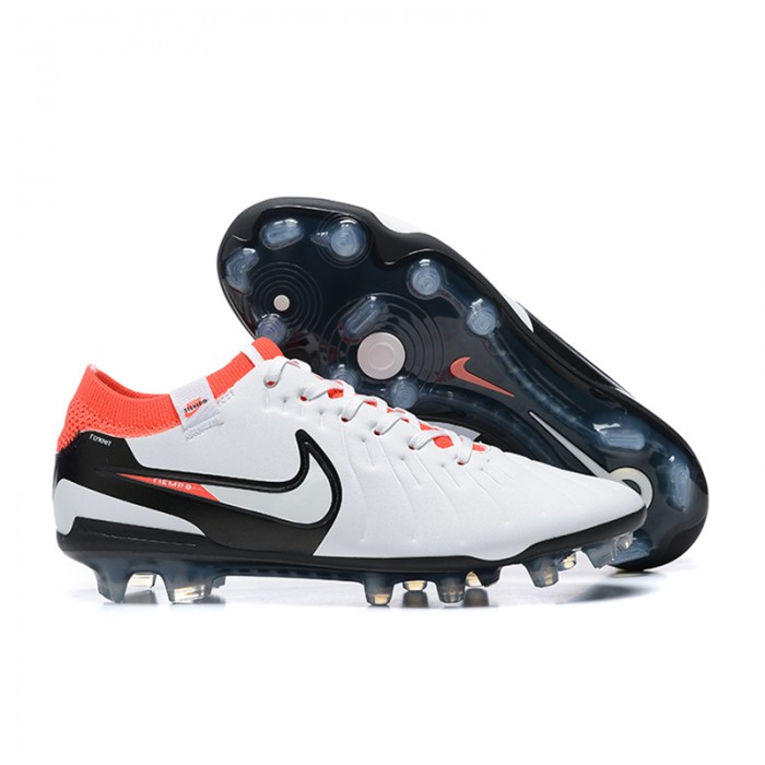 Tiempo Legend 10 Elite FG Soccer Shoes-White/Black-5812832
