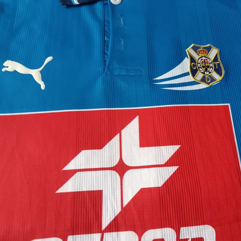 1998-1999 CD Tenerife Away Retro Soccer Jersey (带章)
