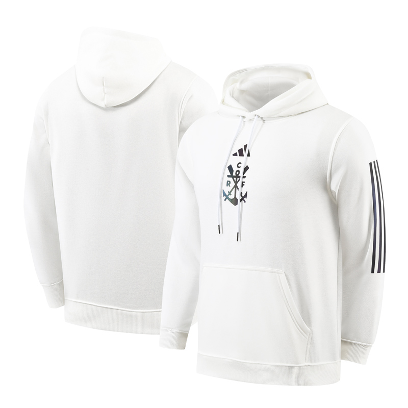 2023 Flamengo White Hoody (复古标-加绒)
