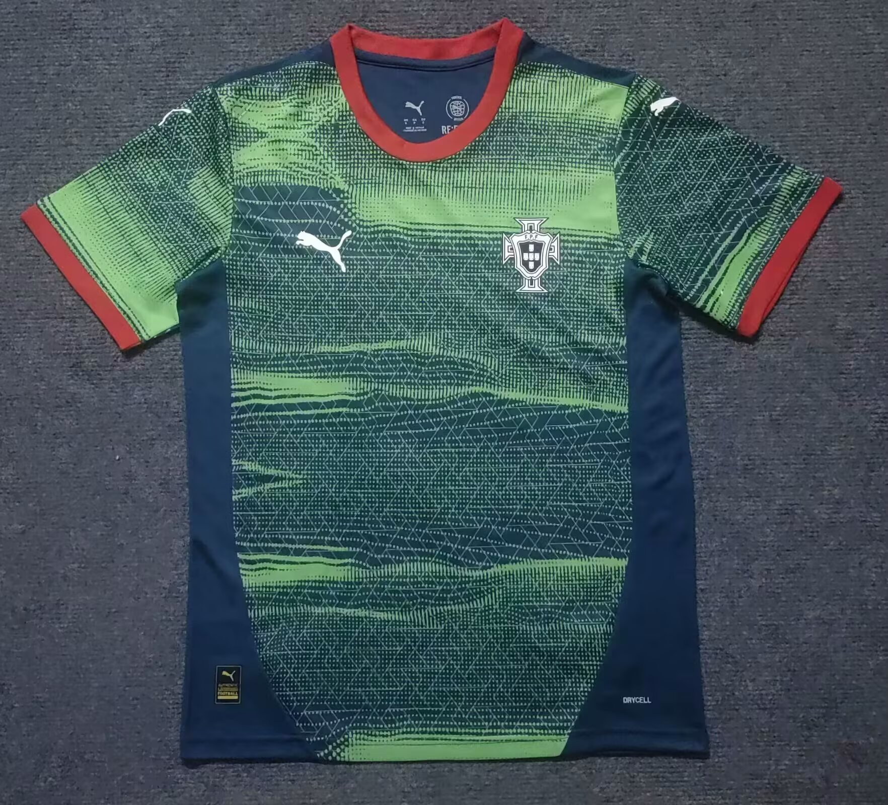 25-26 Portugal green  Training Shirts