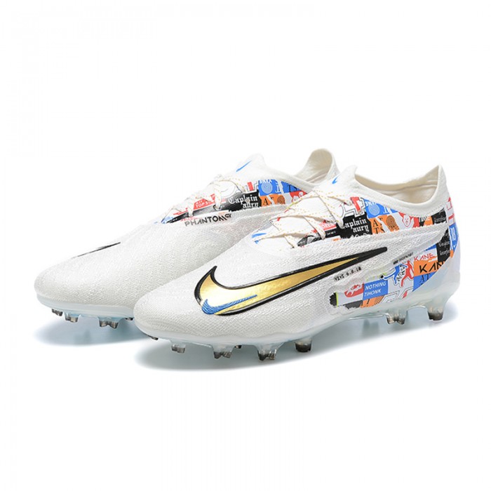 Phantom GX Elite FG Soccer Shoes-White/Gold-8358112