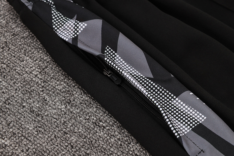 24-25 Algeria Black Jacket Tracksuit