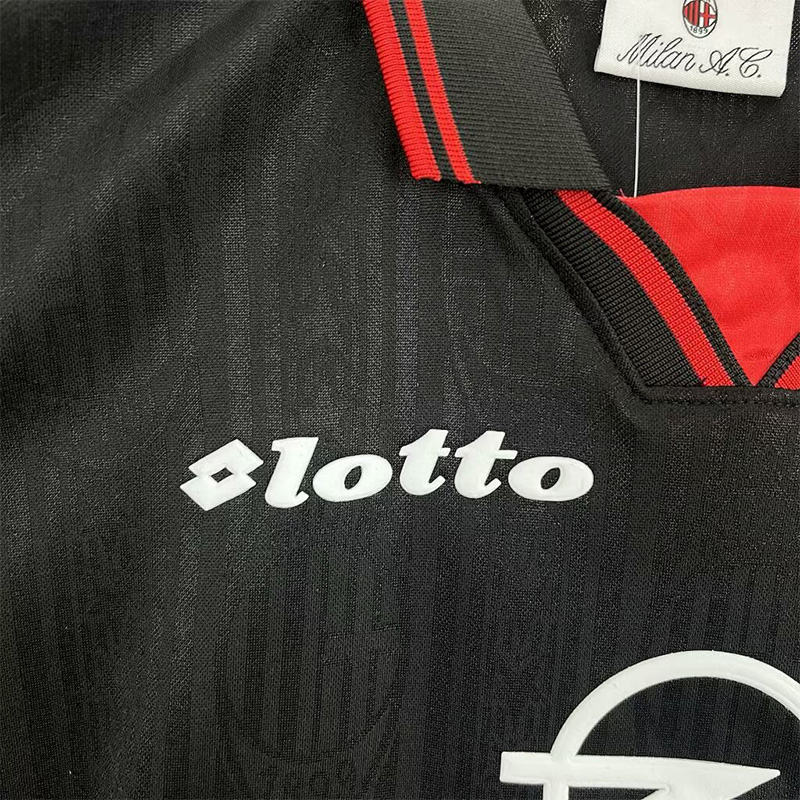1997-1998 ACM Black Retro Soccer Jersey