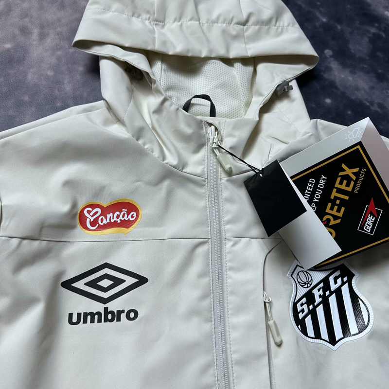 24-25 Santos FC White Windbreaker