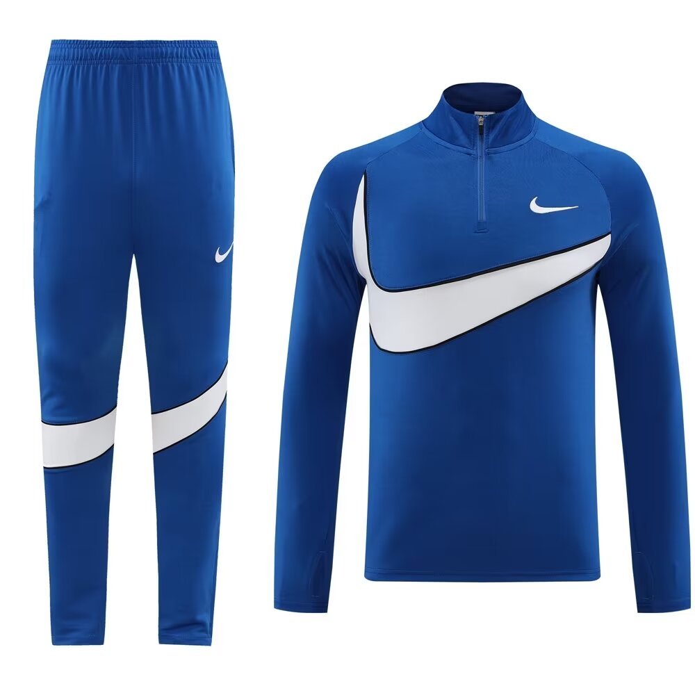2024 NK Blue Half Pull Tracksuit
