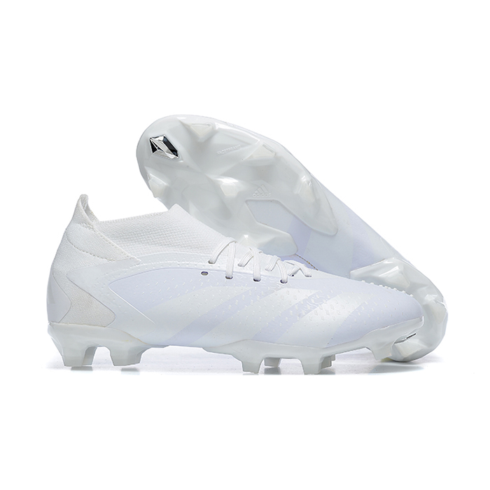 PREDATOR ACCURACY+ FG BOOTS Soccer Shoes-All White-4150426