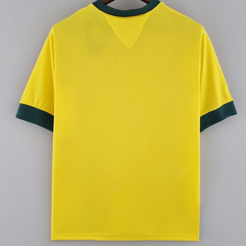 1970 Brazil Home Retro Soccer Jersey