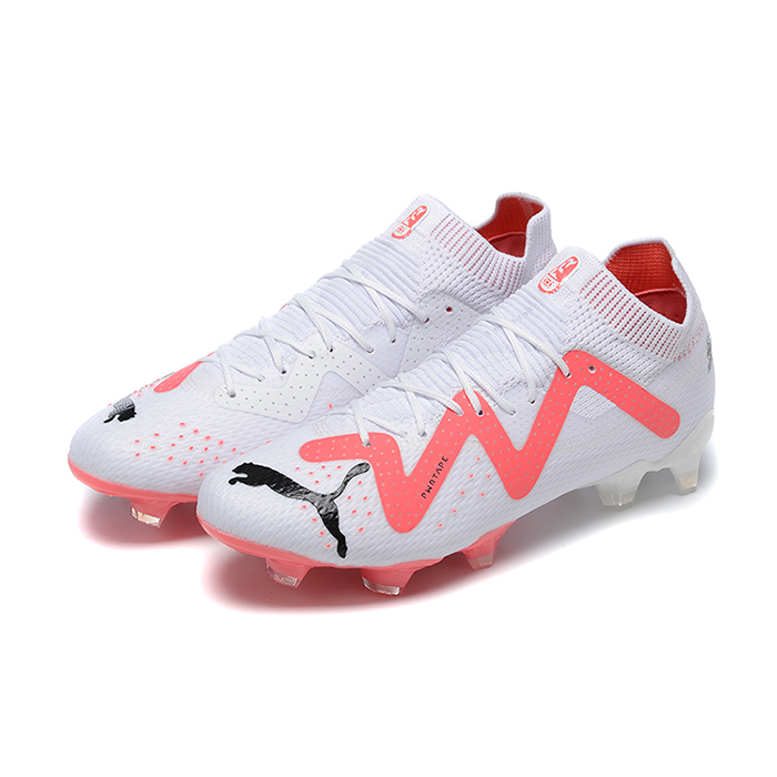 Future Ultimate FG Soccer Shoes-White/Pink-8803832