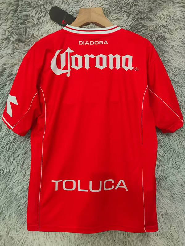 1998-1999 Toluca Home Retro Soccer Jersey