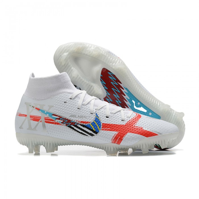Phantom GT2 Dynamic Fit Elite FG High Soccer Shoes-White/Red-2782767