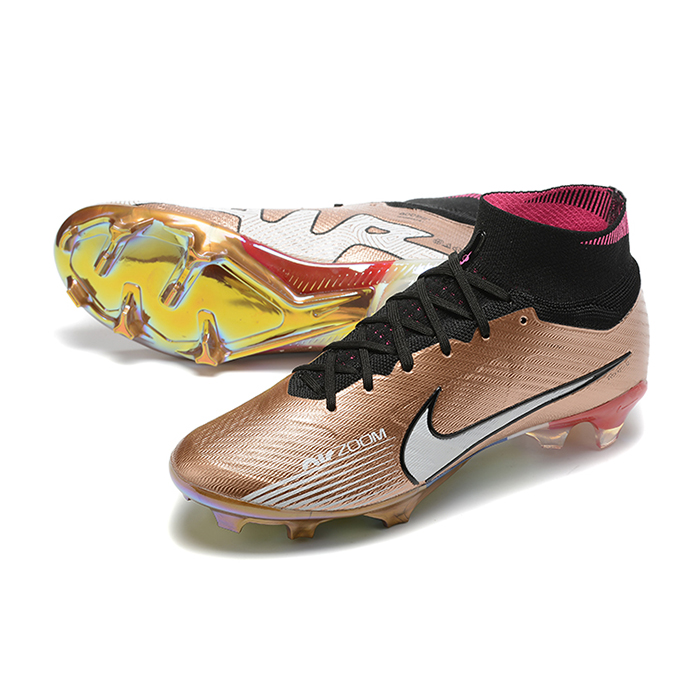 2022 World Cup Air Zoom Mercurial Vapor XV Elite FG High Soccer Shoes-Khkai/Black-2571565