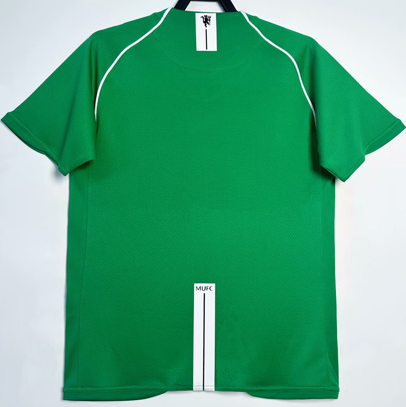 2007-2008 Man Utd Green Goalkeeper Retro Soccer Jersey