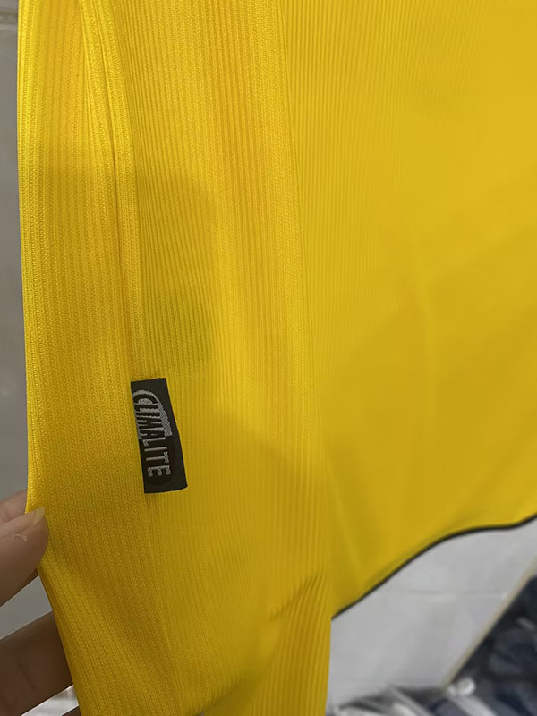 1999-2000 ACM Away Yellow Retro Soccer Jersey