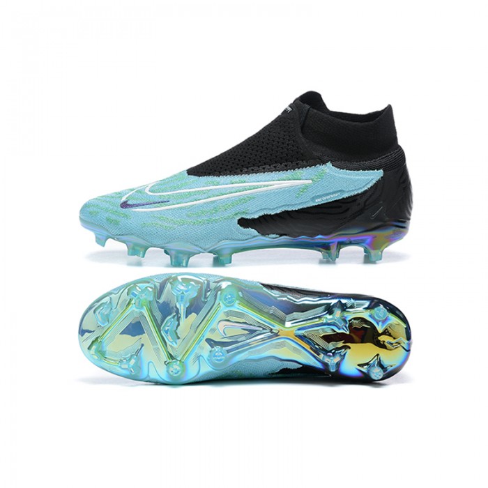 Phantom GX Elite FG High Soccer Shoes-Blue/Black-1160205