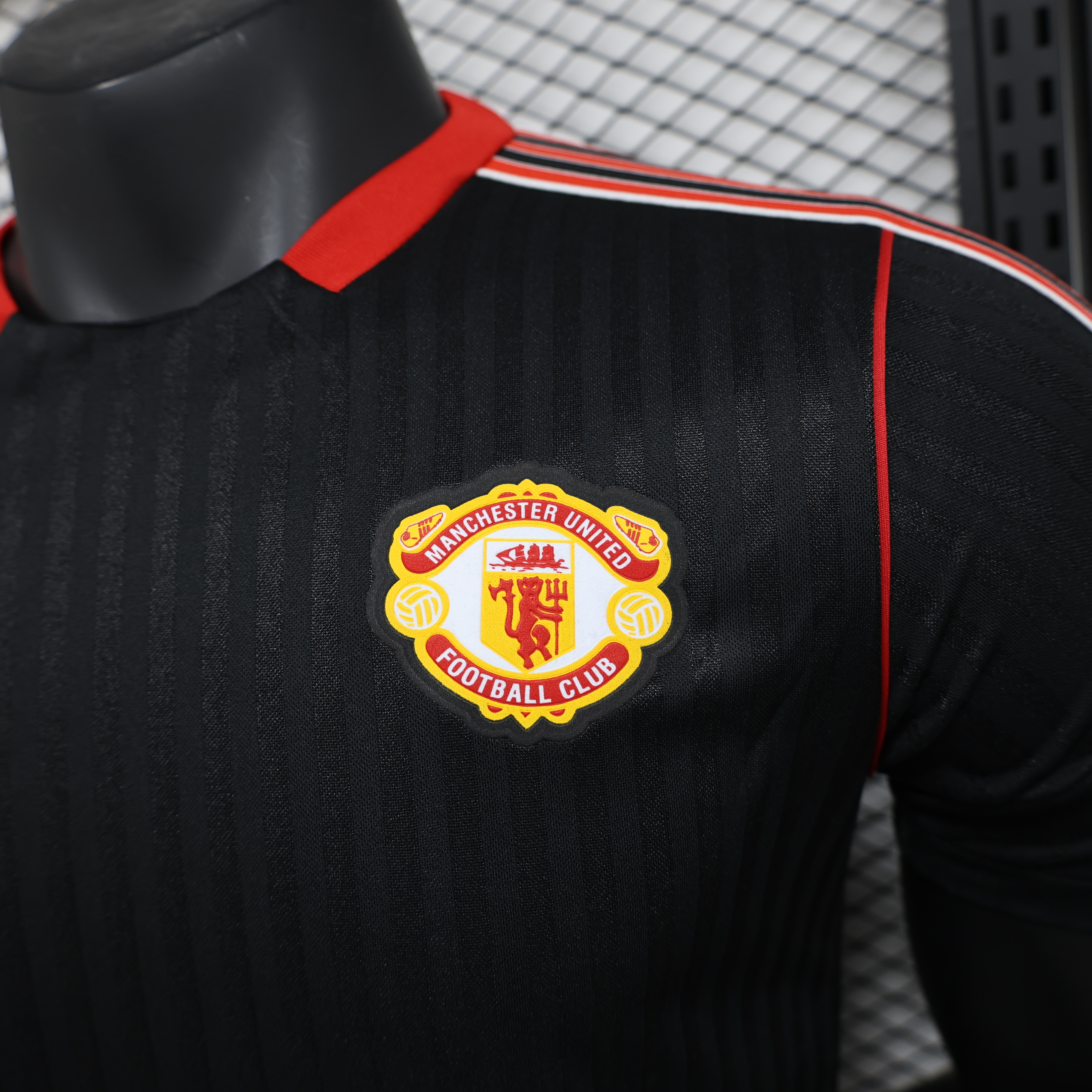 25-26 Man Utd Black Casual Special Edition Player Version Soccer Jersey