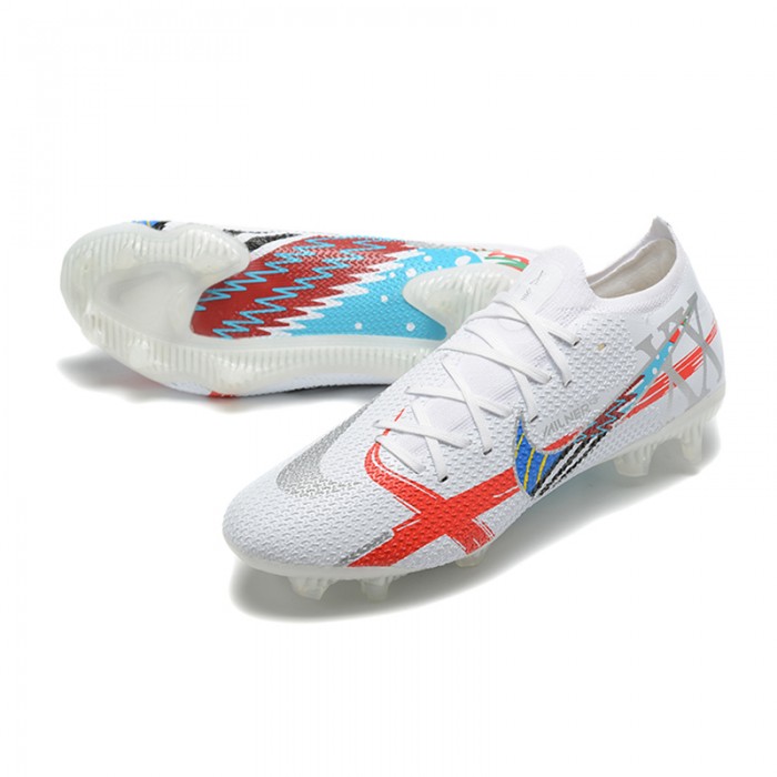 Phantom GT2 Dynamic Fit Elite FG Soccer Shoes-White/Red-2661229