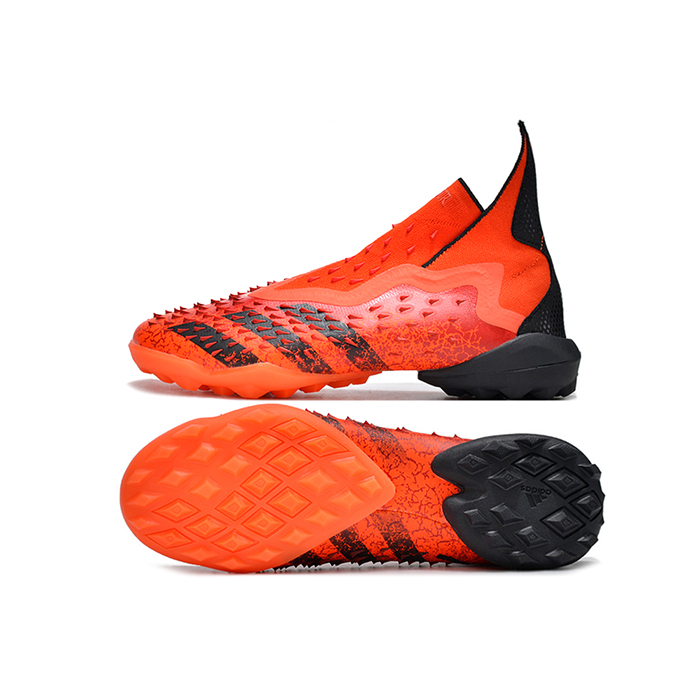 PREDATOR FREAK .1 TF High Soccer Shoes-Red/Black-6541683