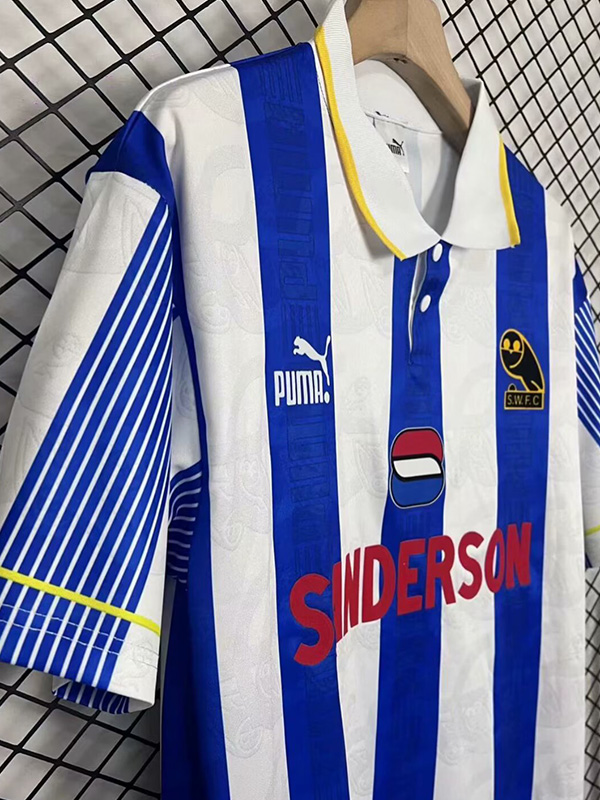 1994-1995 Sheffield Wednesday Home Retro Soccer Jersey