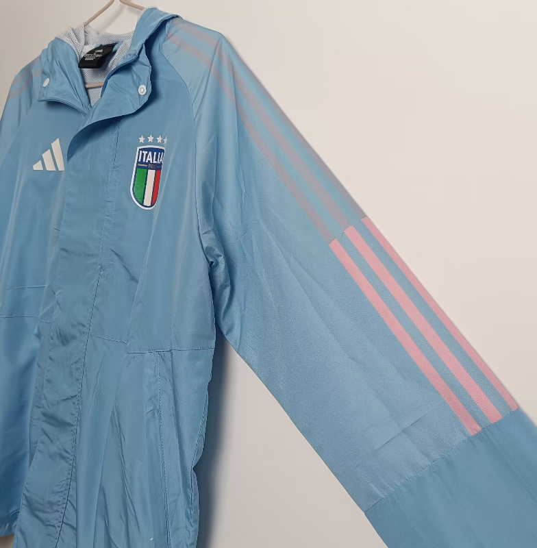 24-25 Italy Light blue Windbreaker