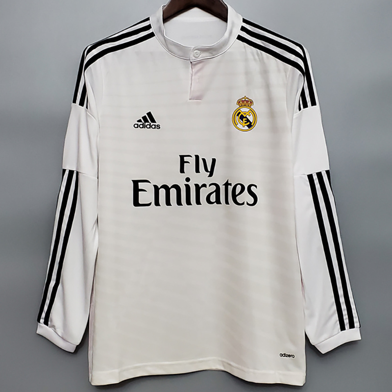 2014-2015 RMA Home Long Sleeve Retro Soccer Jer...